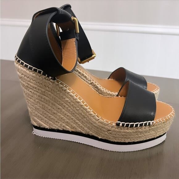 SEE BY CHLOE Glyn Wedge Espadrille Sandal - Picture 2 of 15